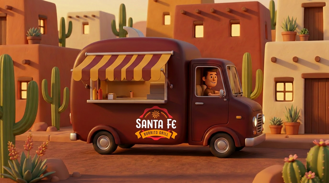 Santa Fe Burrito Grill Truck